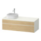 Duravit Meuble sous lavabo Zencha 130x55 cm, B L, E na/we m, k Einr-Sys-1