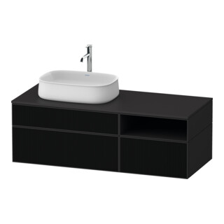 Duravit Meuble sous-lavabo Zencha 130x55 cm, B L, G s Lin/gr m, k Einr-Sys