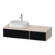 Duravit Meuble sous lavabo Zencha 130x55 cm, B L, G s Lini/t m, k Einr-Sys-1