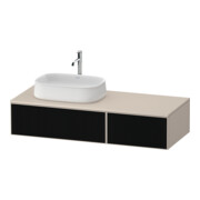 Duravit Meuble sous lavabo Zencha 130x55 cm, B L, G s Lini/t m, k Einr-Sys