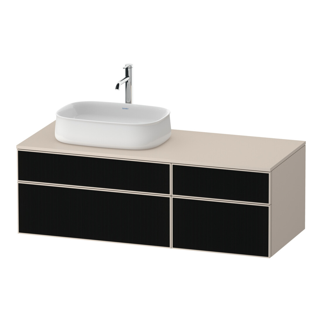 Duravit Meuble sous lavabo Zencha 130x55 cm, B L, G s Lini/t m, k Einr-Sys