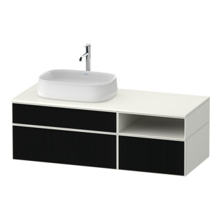 Duravit Meuble sous lavabo Zencha 130x55 cm, B L, G s Lini/w m, k Einr-Sys