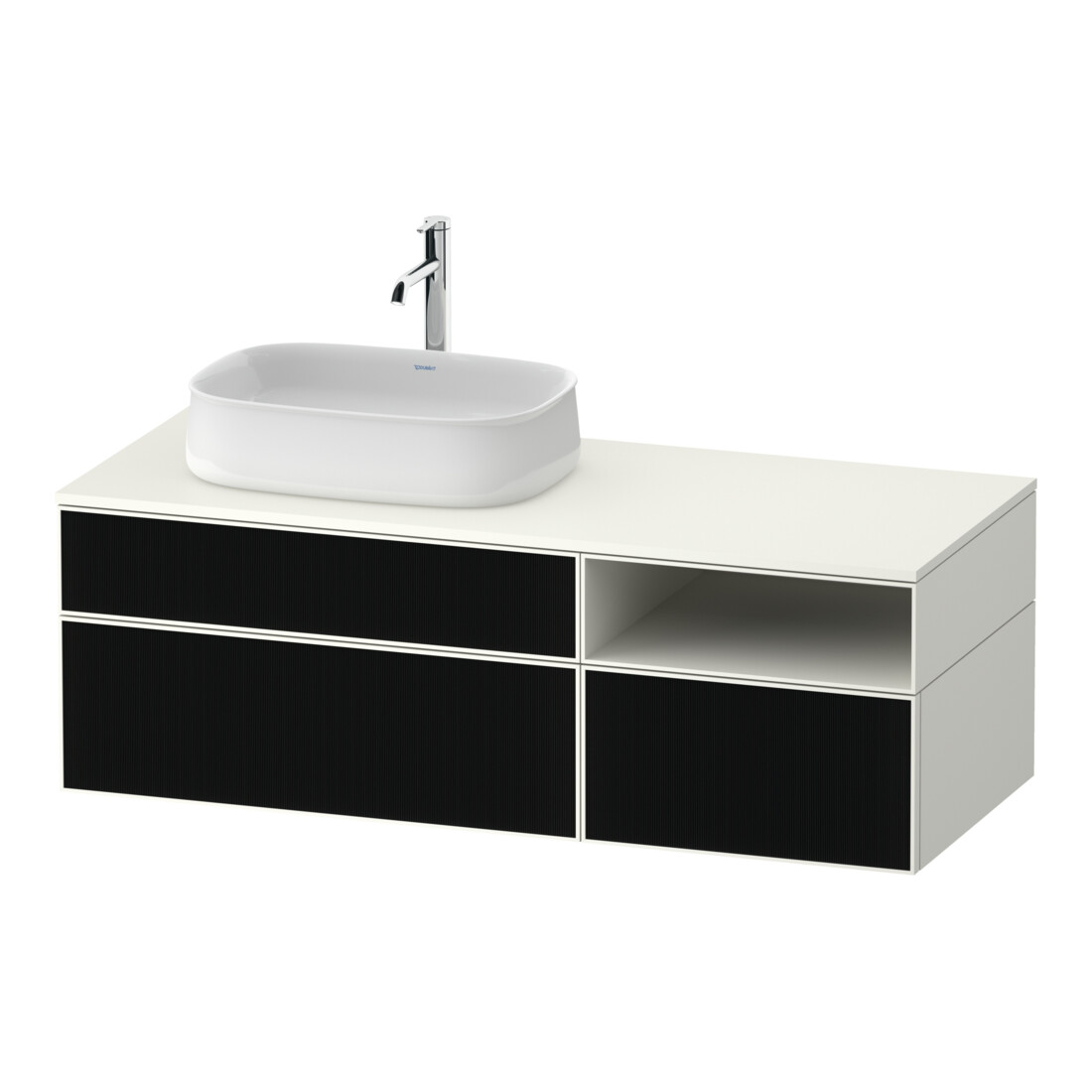 Duravit Meuble sous lavabo Zencha 130x55 cm, B L, G s Lini/w m, k Einr-Sys