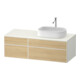Duravit Meuble sous-lavabo Zencha 130x55 cm, B R, E na/we m, système d'installation k-1