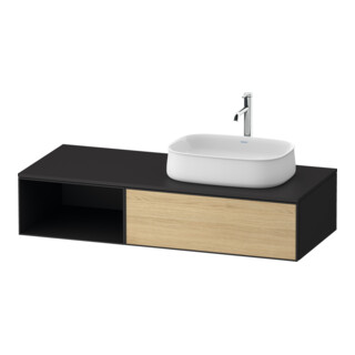 Duravit Meuble sous-lavabo Zencha 130x55 cm, B R, E nat/grap m, k Einr-Sys