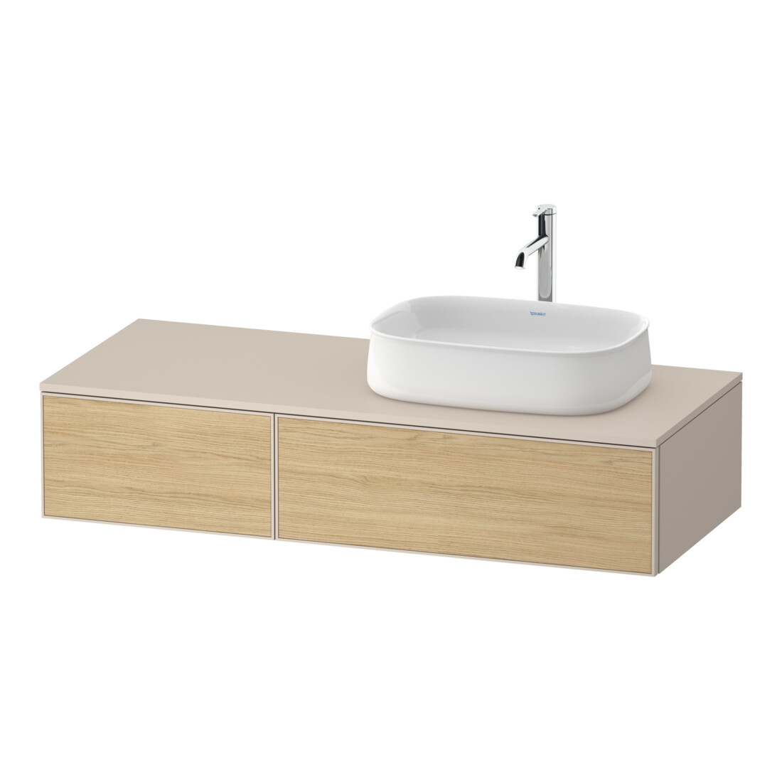 Duravit Meuble sous-lavabo Zencha 130x55 cm, B R, E nat/tau m, k Einr-Sys