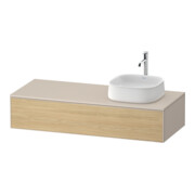 Duravit Meuble sous-lavabo Zencha 130x55 cm, B R, E nat/tau m, k Einr-Sys-1