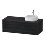Duravit Meuble sous-lavabo Zencha 130x55 cm, B R, E noir/gris, s. système d'encastrement-1
