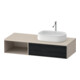 Duravit Meuble sous lavabo Zencha 130x55 cm, B R, E noir/taupe m, k système Einr-1