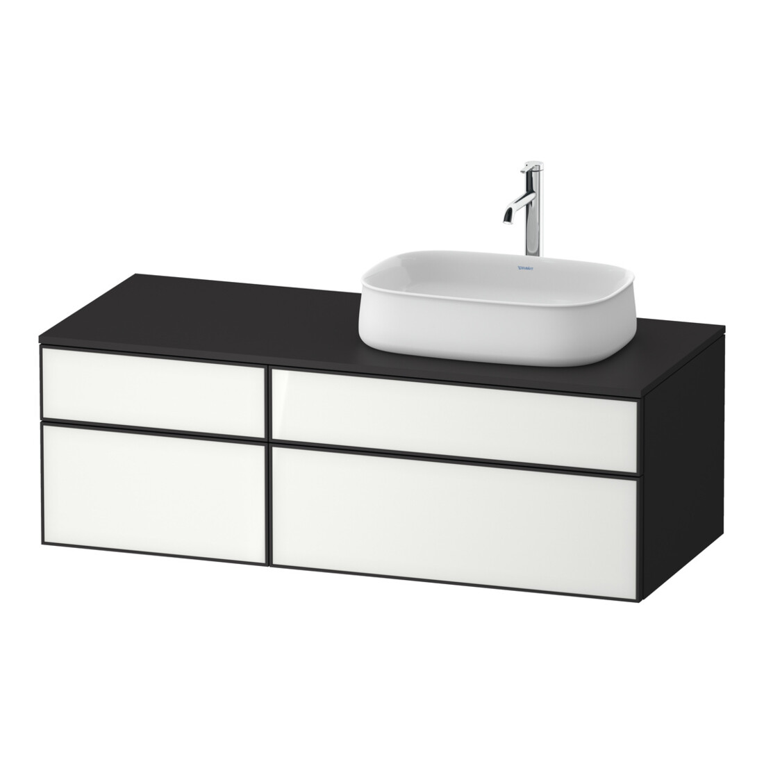 Duravit Meuble sous lavabo Zencha 130x55 cm, B R, G avec poignée m, système Einr