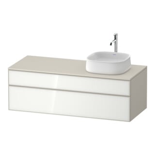 Duravit Meuble sous-lavabo Zencha 130x55 cm, B R, G blanc/taupe m, système k