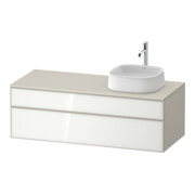 Duravit Meuble sous-lavabo Zencha 130x55 cm, B R, G blanc/taupe m, système k