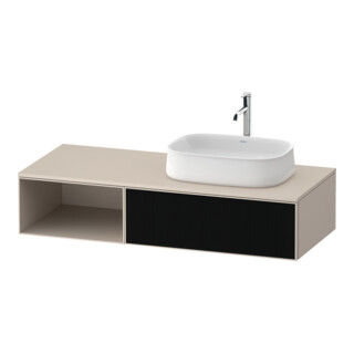 Duravit Meuble sous lavabo Zencha 130x55 cm, B R, G s Lini/t m, k Einr-Sys
