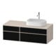 Duravit Meuble sous-lavabo Zencha 130x55 cm, B R, G s Lini/t m, k Einr-Sys-1