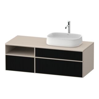 Duravit Meuble sous lavabo Zencha 130x55 cm, B R, G s Lini/t m, k Einr-Sys