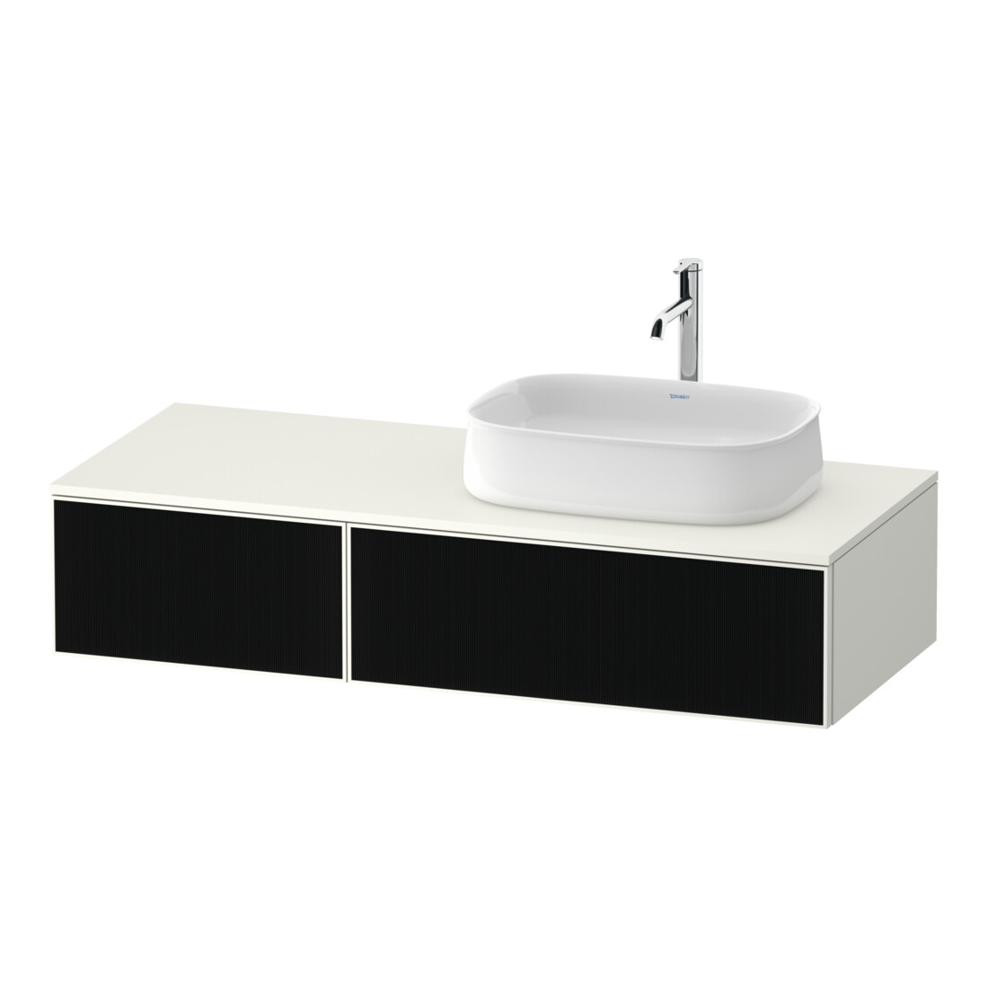 Duravit Meuble sous lavabo Zencha 130x55 cm, B R, G s Lini/w m, système d'encastrement k