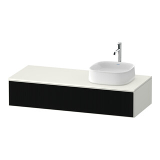 Duravit Meuble sous-lavabo Zencha 130x55 cm, B R, G s Lini/w m, système d'encastrement k