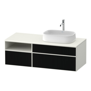 Duravit Meuble sous lavabo Zencha 130x55 cm, B R, G s Lini/w m, syt. encastré