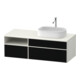 Duravit Meuble sous lavabo Zencha 130x55 cm, B R, G s Lini/w m, syt. encastré-1