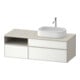 Duravit Meuble sous lavabo Zencha 130x55 cm, B R, G w/taupe m, k Système d'encastrement-1