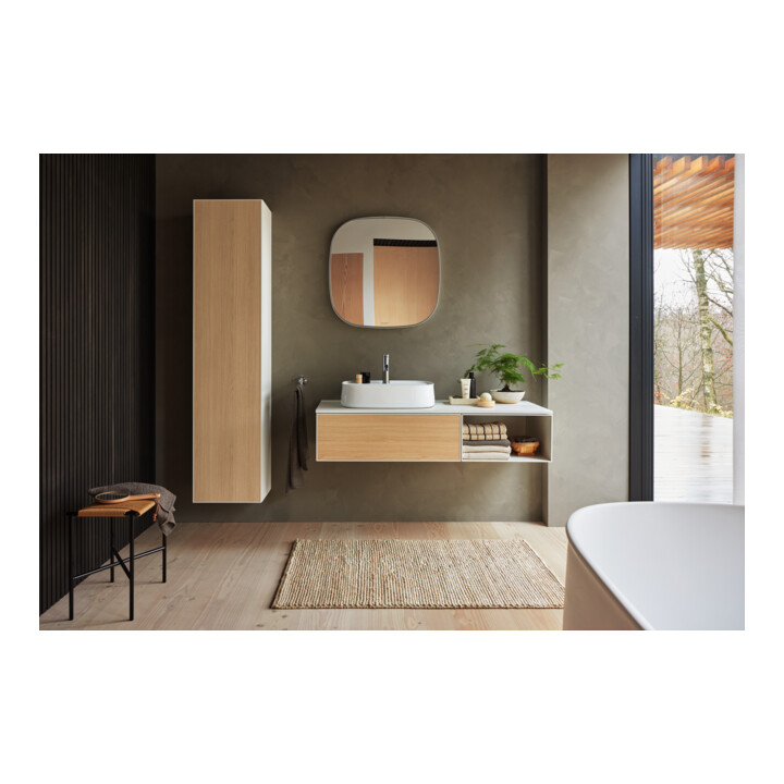 Duravit Meuble sous lavabo Zencha 130x55 cm, L D, E na/we m, s Système d'encastrement