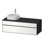 Duravit Meuble sous lavabo Zencha 130x55 cm, L l, G w/grap m, s Système d'encastrement