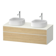 Duravit Meuble sous-lavabo Zencha 130x55cm, B bs, E na/bl m, s Système d’installation