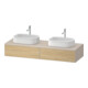 Duravit Meuble sous-lavabo Zencha 160x55 cm, B bs, E nat/tau m, k Einr-Sy-1