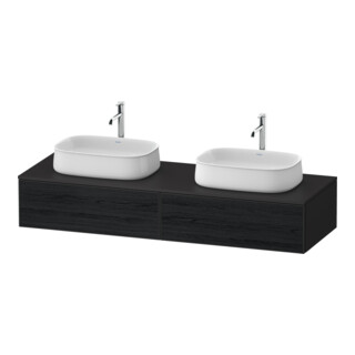 Duravit Meuble sous lavabo Zencha 160x55 cm, B bs, E noir/gris m, k Système d'encastrement