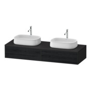 Duravit Meuble sous lavabo Zencha 160x55 cm, B bs, E noir/gris m, k Système d'encastrement-1