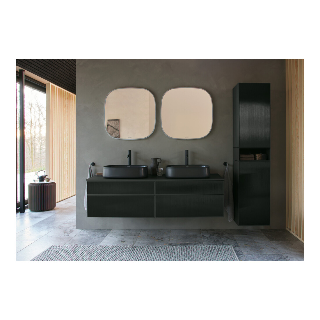 Duravit Meuble sous lavabo Zencha 160x55 cm, B bs, G s Lin/gr m, k Einr-Sy