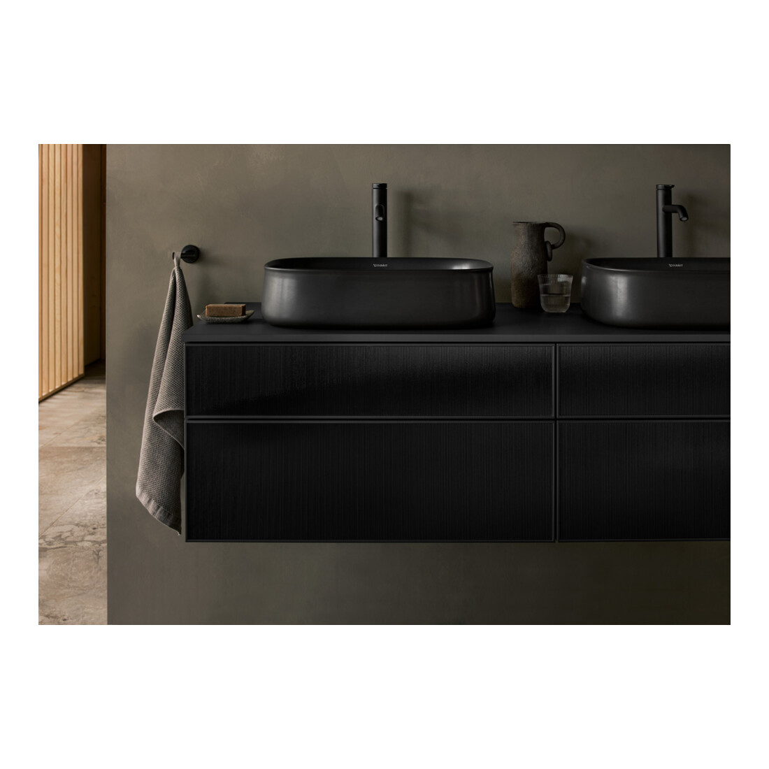 Duravit Meuble sous lavabo Zencha 160x55 cm, B bs, G s Lin/gr m, k Einr-Sy