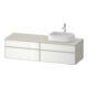 Duravit Meuble sous lavabo Zencha 160x55 cm, B R, G blanc/taupe m, k Einr-Sy-1