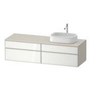 Duravit Meuble sous lavabo Zencha 160x55 cm, B R, G blanc/taupe m, k Einr-Sy