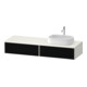 Duravit Meuble sous-lavabo Zencha 160x55 cm, B R, G s Lini/blanc mat, système d'encastrement-1