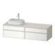 Duravit Meuble sous lavabo Zencha 160x55 cm, L D, G blanc/taupe m, k Système d'encastrement-1