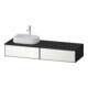 Duravit Meuble sous lavabo Zencha 160x55 cm, L P, blanc/gris, avec système d'installation-1