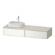 Duravit Meuble sous-lavabo Zencha 160x55 cm, L P, blanc/taupe m, k Système d'encastrement-1