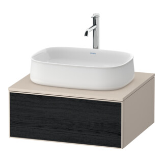 Duravit Meuble sous lavabo Zencha 65x55 cm, 1 tiroir, E blanc/taupe m, k EinrSy