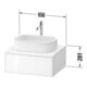 Duravit Meuble sous-lavabo Zencha 65x55 cm, 1 tiroir, E nat/grap m, k EinrSy