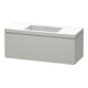 Duravit Meuble sous-vasque c-bonded L-Cube 120x48 cm, sans trou, blanc mat, 1 tiroir, suspendu-1