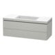 Duravit Meuble sous-vasque c-bonded L-Cube 120x48 cm, sans trou, blanc mat, 2 tiroirs, suspendu-1