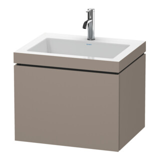 Duravit Meuble sous-vasque c-bonded L-Cube 60 x 48 cm, 1 HL, bas. mat, 1 tiroir, suspendu