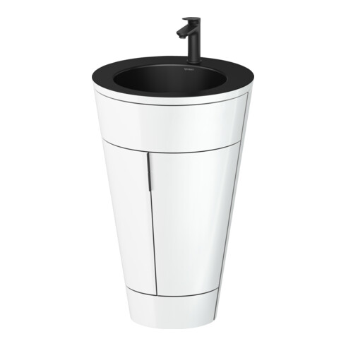 Duravit Meuble sous-vasque c-bonded Set Starck 1 56x86,4x60,5cm, deb., col. no, bl. laqué