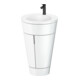 Duravit Meuble sous-vasque c-bonded Starck 1 56x86,4x60,5cm, st, IB, noir/blanc hgl-1