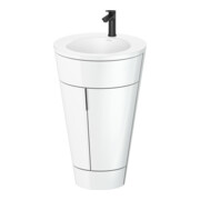 Duravit Meuble sous-vasque c-bonded Starck 1 56x86,4x60,5cm, st, IB, noir/blanc hgl