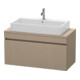 Duravit Meuble sous-vasque Com DuraStyle 100x47,8 cm, lisse, pour console, 1 tiroir-1
