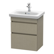 Duravit Meuble sous-vasque Com DuraStyle 50x36,8 cm, blanc, 2 tiroirs, suspendu