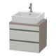 Duravit Meuble sous-vasque Com DuraStyle 60x47,8 cm, beige/mat, 2 tiroirs-1