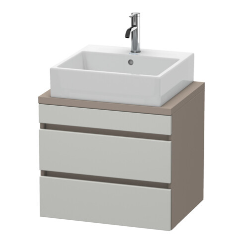 Duravit Meuble sous-vasque Com DuraStyle 60x47,8 cm, beige/mat, 2 tiroirs